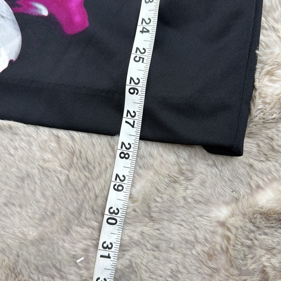 Alfani | Black and Purple Floral Midi Skirt, Size S, NWT - Picture 3 of 9